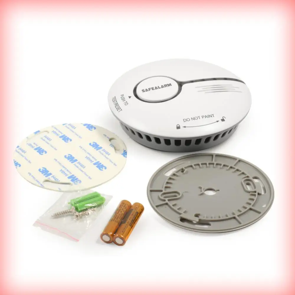 

Smart Fire Alarm Sensor For Home Kitchen 85db Tuya Remote Monitoring Smart Home Wireless Gas Detector Smoke Detector