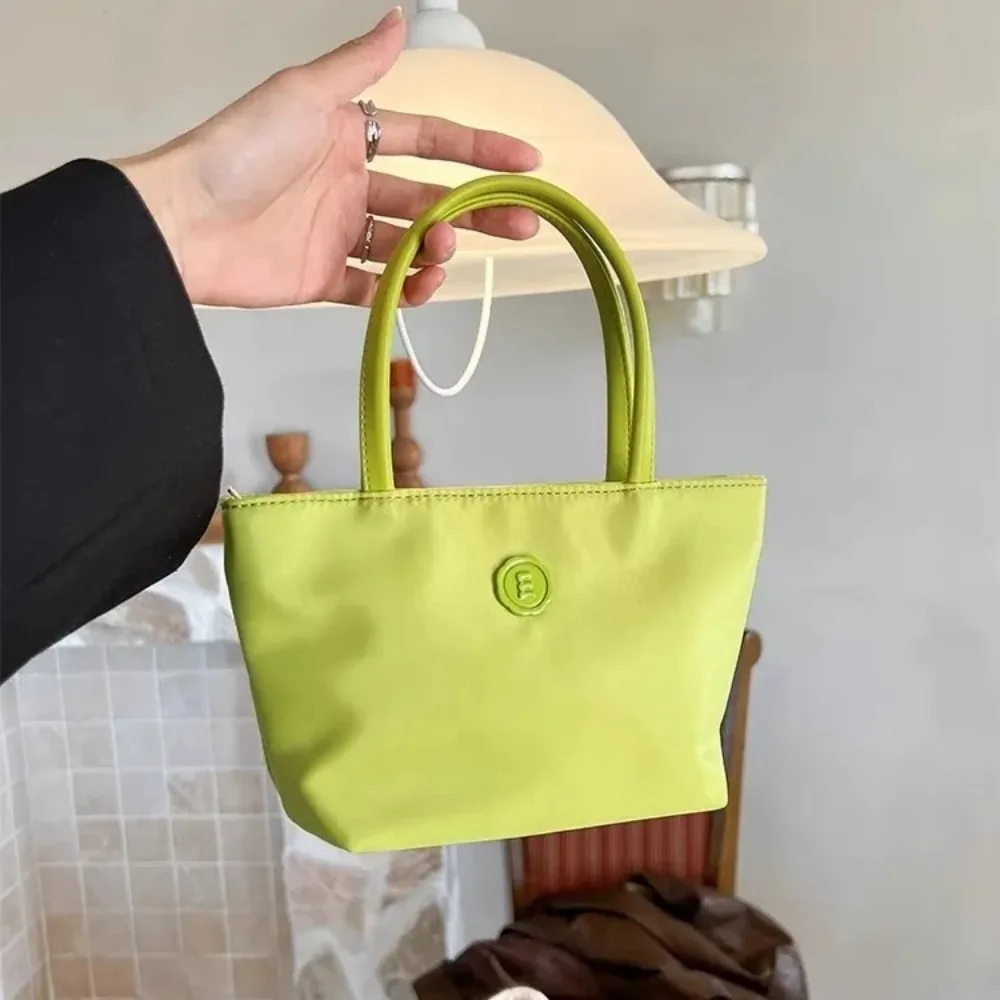 

2023 New Ladies Shopping Bag Green Cute Handbag Korean Niche Casual Handbag Oxford Cloth Women Bag Mom Tote Bag Ladies Wallet