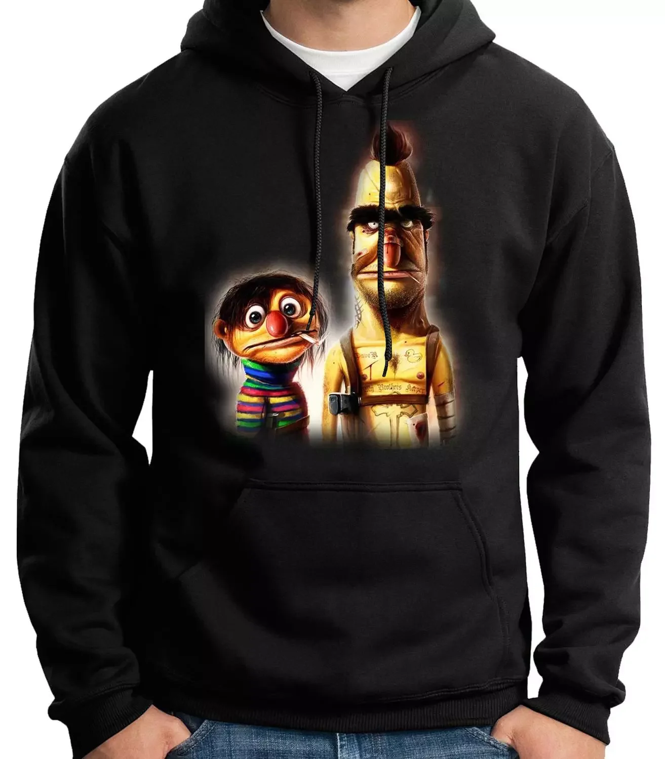 NEW IN Hoodies men-and EPI Blas-killers-Sesame Street-funny