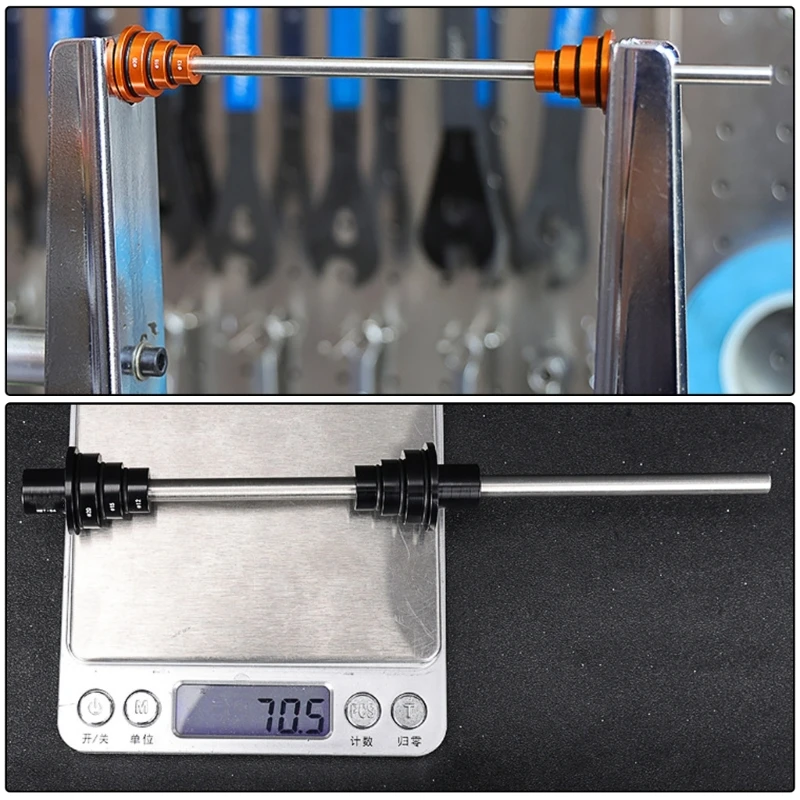Адаптер для велосипедных колес Truing Stand Thru Axes сквозных осей велосипеда 12/15/20 мм