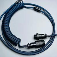 Hand-made Customized Keyboard Cable Keycap Aviation Plug Data Cable Type-C Mini Mirco USB Connector For gaming keyboard