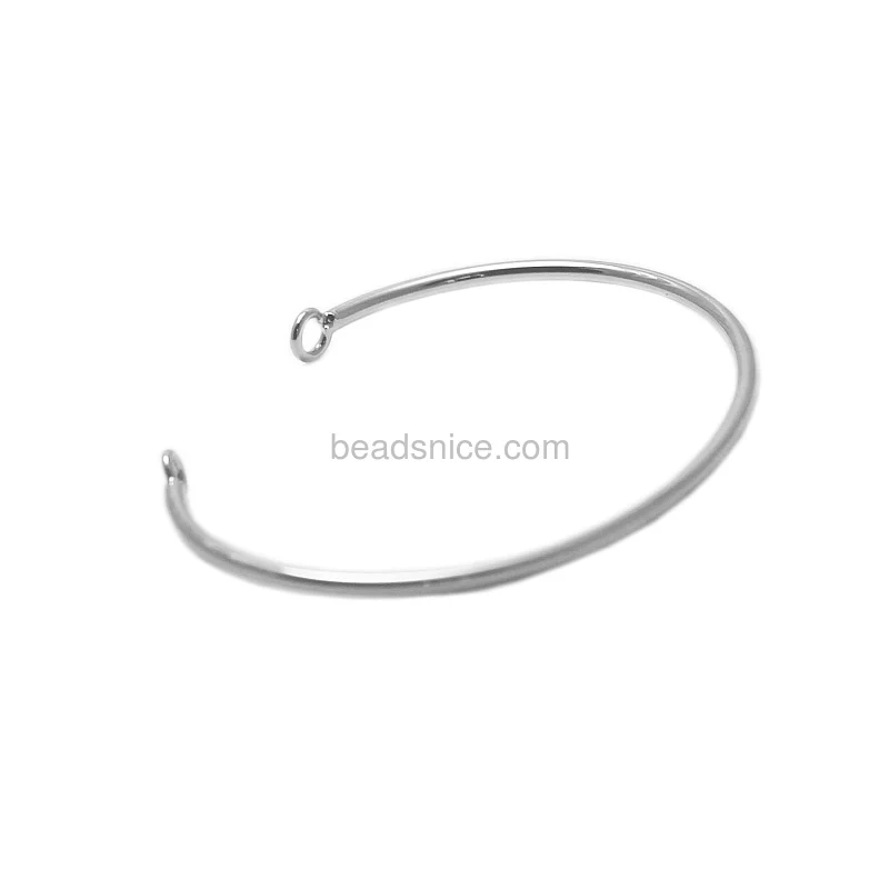 

Beadsnice Metal Bangles Sterling Silver Unisex Cuff Bracelets