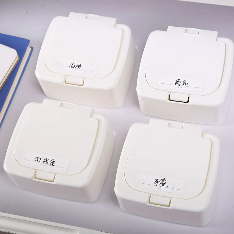 

Clips Dispenser Paper Clip Holder Paperclip Holder Paper Clip Dispenser Small Storage Box On Office Desk Accessories White Box