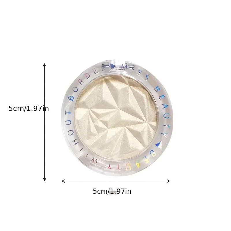 2-цветная палитра ромбовидных хайлайтеров блестящая пудра для контура лица