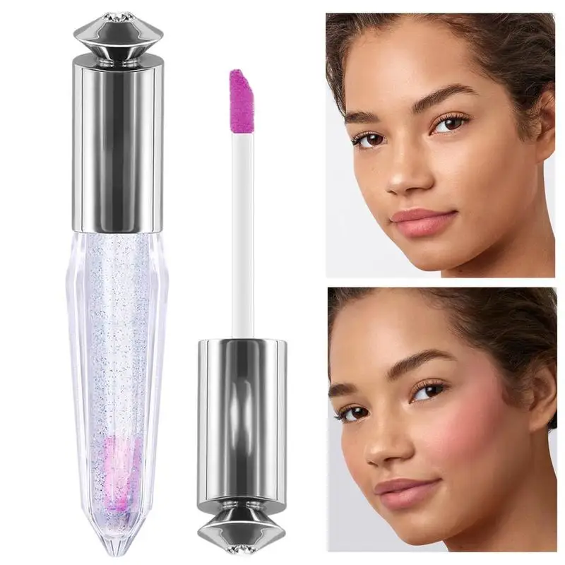 

Color Changing Liquid Blush Oil 5ml Color Changing Cheek Rouge Blush For Cheeks Glossy Shiny Finish Hydrating And PH Reactive