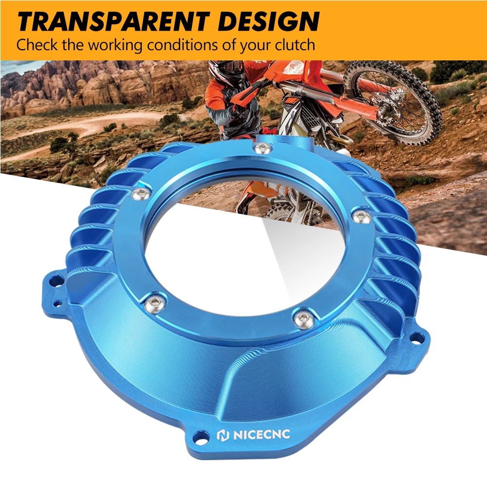 Прозрачная крышка сцепления двигателя мотоцикла защитная наружная прозрачная