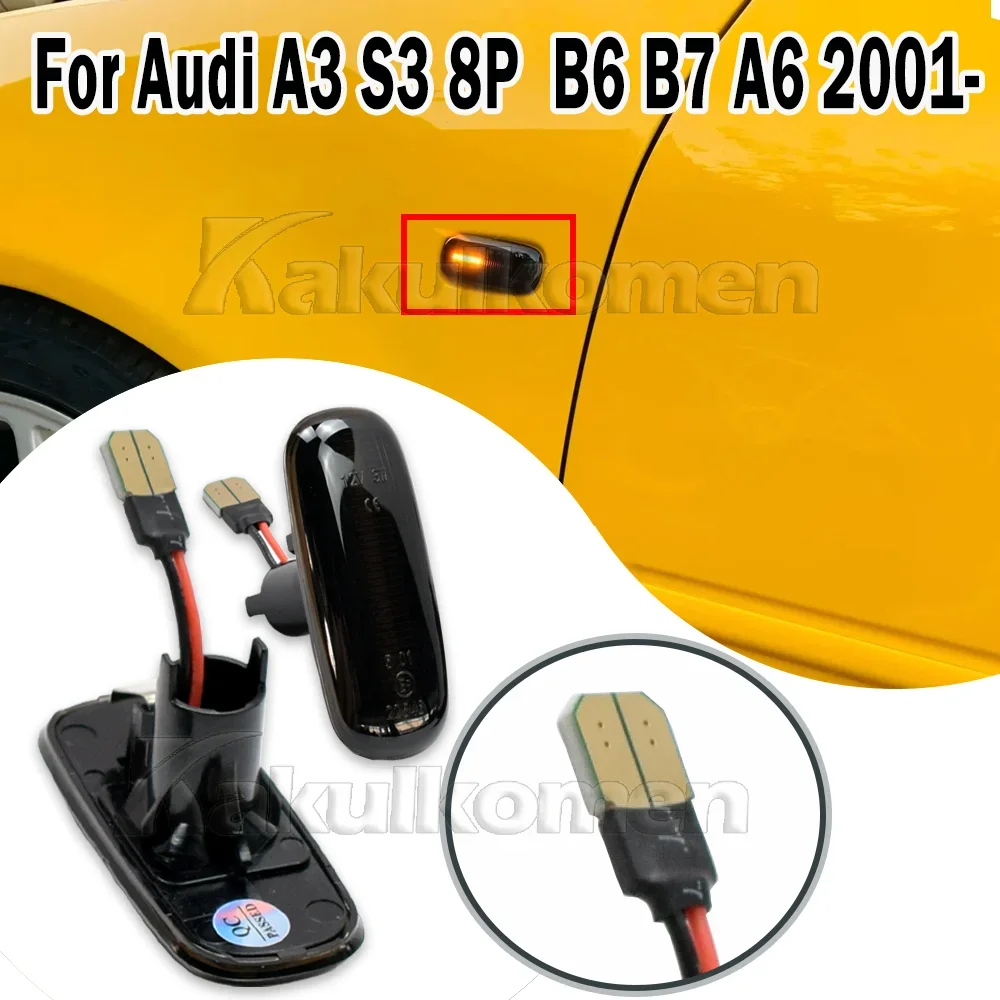 Динамический сигнал поворота для Audi A3 S3 8P A4 S4 RS4 B6 B7 A6 S6 RS6 C6 05-08