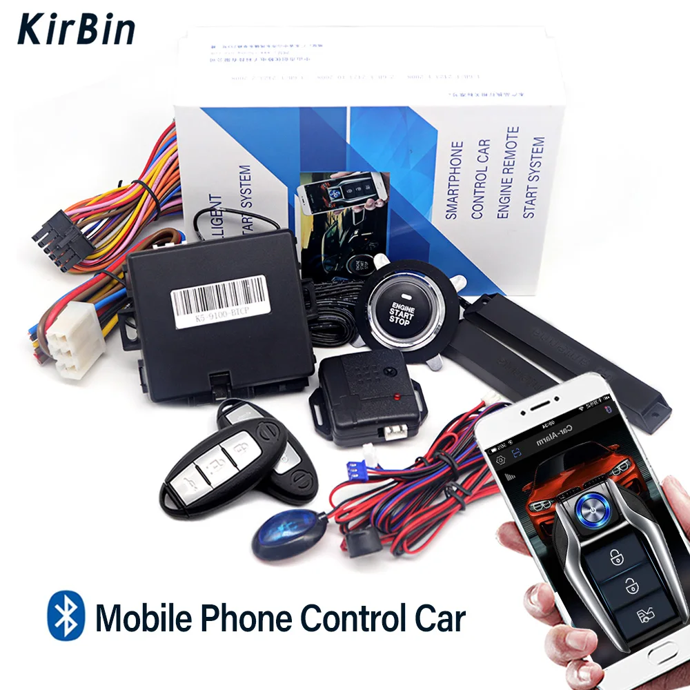 

Универсальная автомобильная сигнализация, автозапуск, бесключевая Система доступа, дистанционный запуск, набор для автомобиля, кнопка с одной кнопкой, система запуска и остановки, автомобильные аксессуары