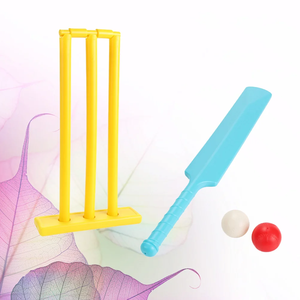 

Cricket Set Game Sports Bat Yard Kids Equipment Tennis Toys Backyard Family Croquet Games Outside Play Beach Hard Board Bails