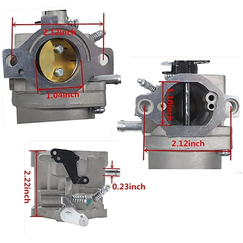

Carburetor for Briggs&Stratton 698620 14hp 15hp 16hp 17hp 18hp Intek Engine Replaces 799727 791886 698620 690194