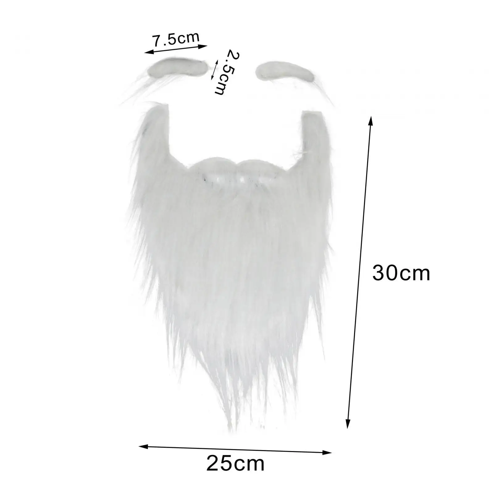 Santa Beard Xmas Claus Funny Fake Gnome Mustaches for Adult Kids Dress up Festive Stage Performance