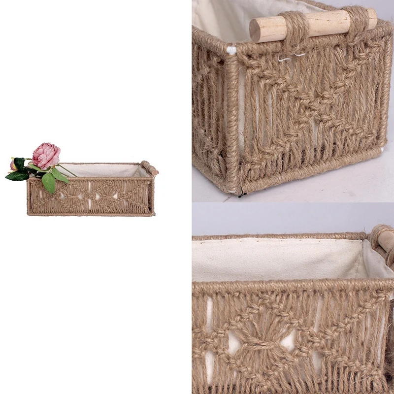 

BMDT-богемный стиль, хлопчатобумажная веревка, оригинальная изысканная коробка для хранения в ретро стиле