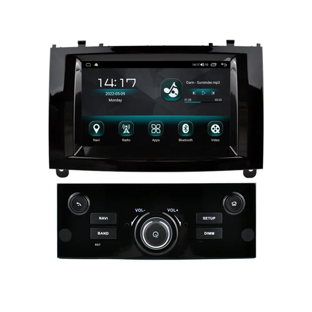 Автомагнитола для Peugeot 407 2004-2011 Android 13 0 4 + 64 ГБ сенсорный экран Авторадио DSP DVD