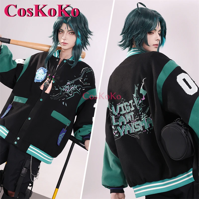 CosKoKo Wanderer/Scaramouche/Xiao/kaedeхара казуха/теснари косплей игры Genshin ударопрочный костюм