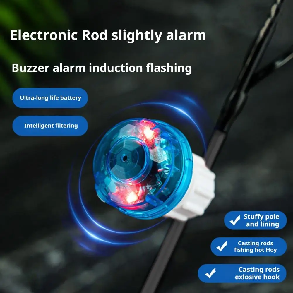 1/2 шт. мини-сигнализация поклевки для рыбалки ночная удочка наконечник датчик