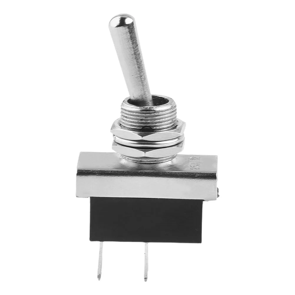 

5Pcs Rocker Switch Heavy Duty Toggle Flick Switches DC 12V ON/OFF Car Dash Light Metal 25A Electrical Equipment & Supplies