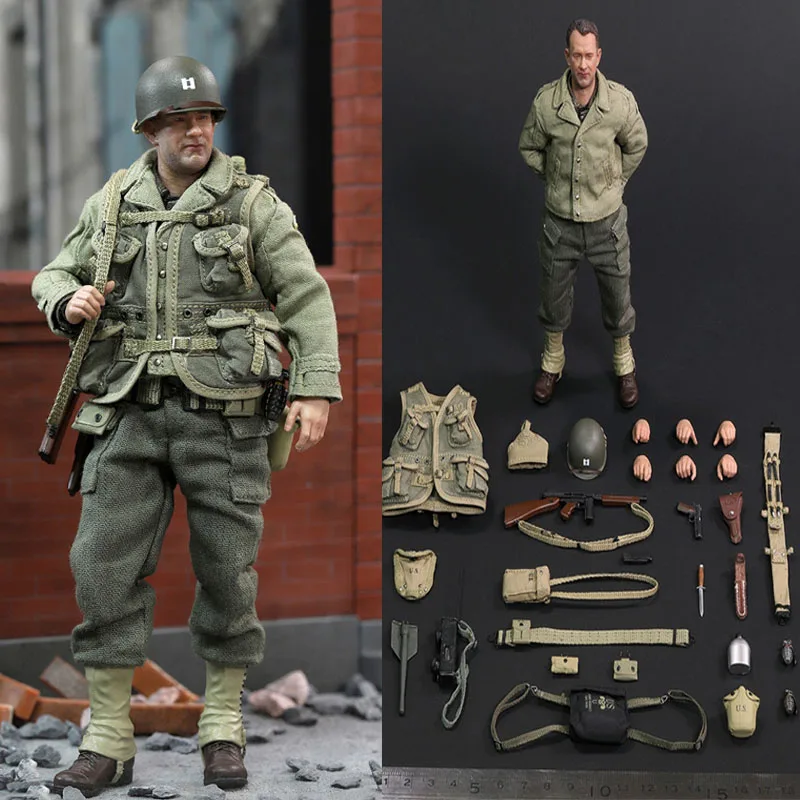 

In Stock 1/12 DID XA80010 Palm Hero Series US 2nd Ranger Battalion Captain Miller 6 inch Action Figure Full Set Toys