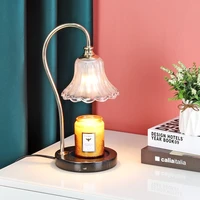 modern aromatherapy wax melt candle warmer lamp dimmer sleep aids bedroom candle melter lamp night light table lamp for bedroom