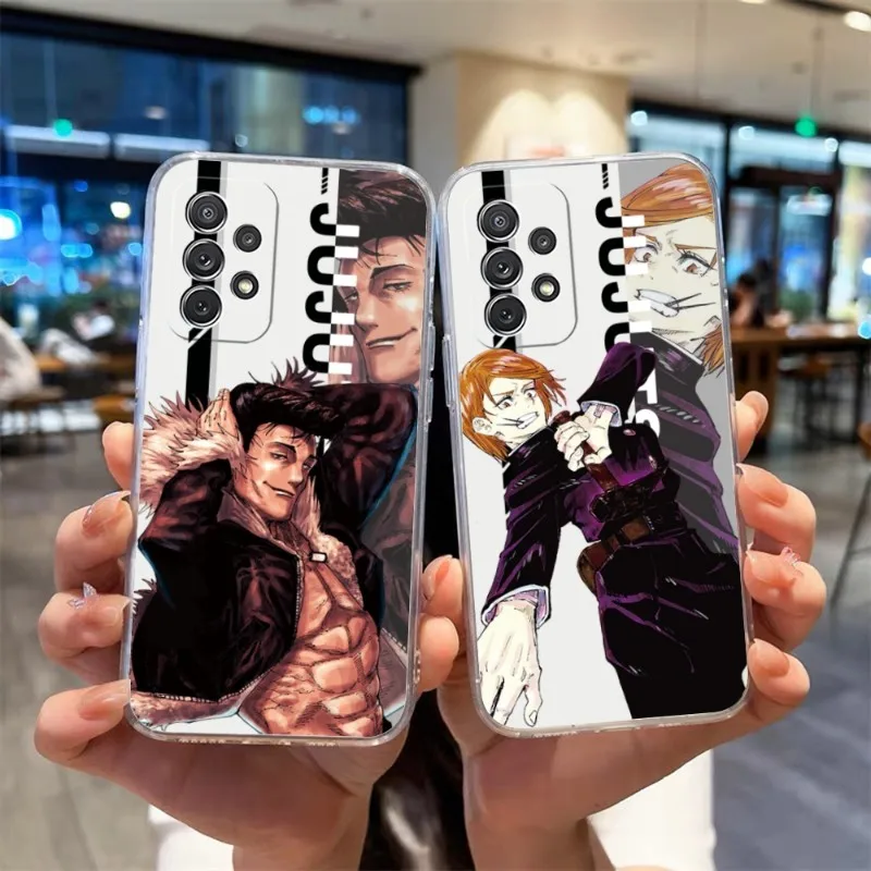 

Anime Jujutsu Kaisen Phone Case For Samsung S30 S20 S23 S22 S10E S10 20Fe Note 20 10 Pro Plus Ultra A12 A42 A71 A91 Transparent