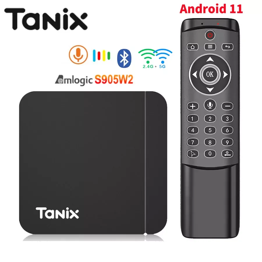 

ТВ-приставка W2 Amlogic S905W2, Android 11, 2 + 16 ГБ, 2,4 ГГц