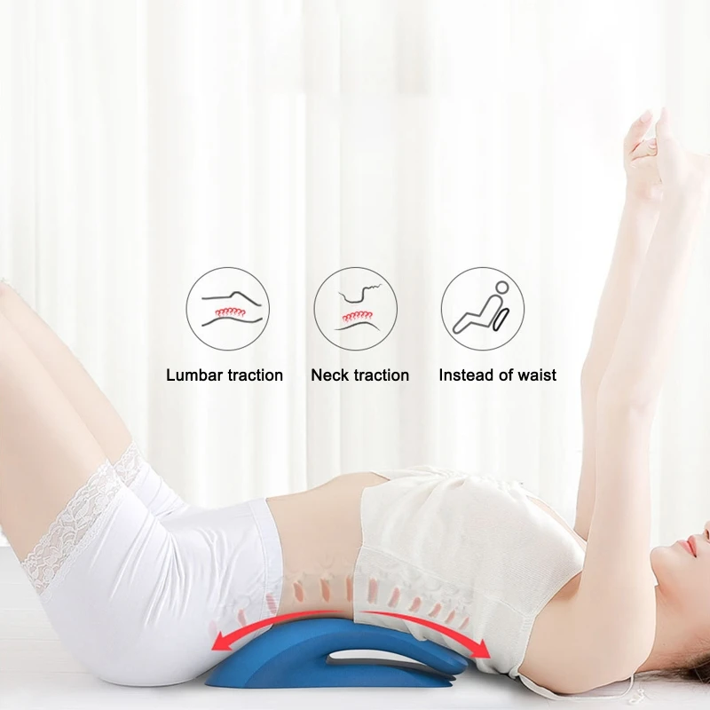 

Acupressure Pillow, Lumbar Support Device, Spinal Deck Pain Relief for Back/Neck Pain Relief and Muscle Relaxation