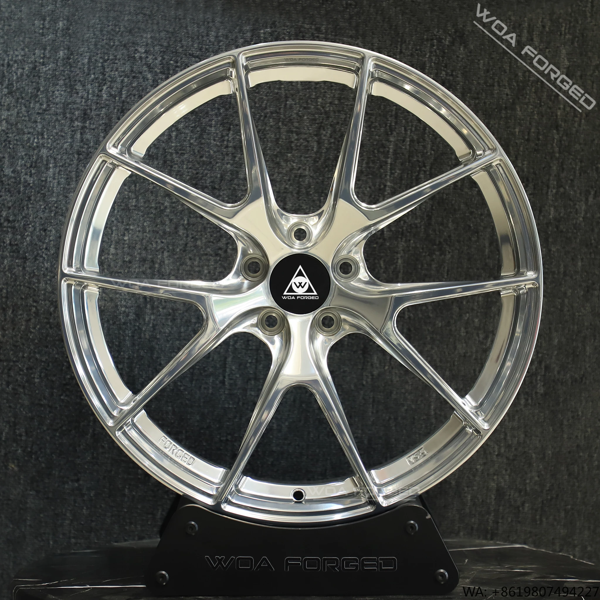 Фото Кованые диски Chrome Brushed Aluminum VS5RS для BMW M2 F80 F90 E46 E92 M3 M4 G20 G30 G80 330i M340i 5x120 5x112 №1