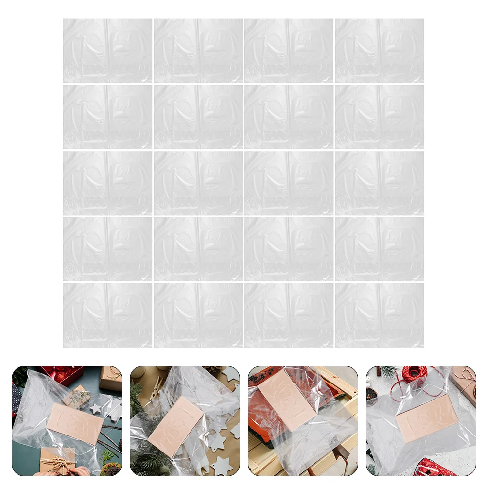 

Shrink Wrapfilm Heat Clear Packagaing Sleeves Soaps Bath Packing Pvc Bags， Soap Gift Bomb Packaging Bands Cellophane Diy Baskets