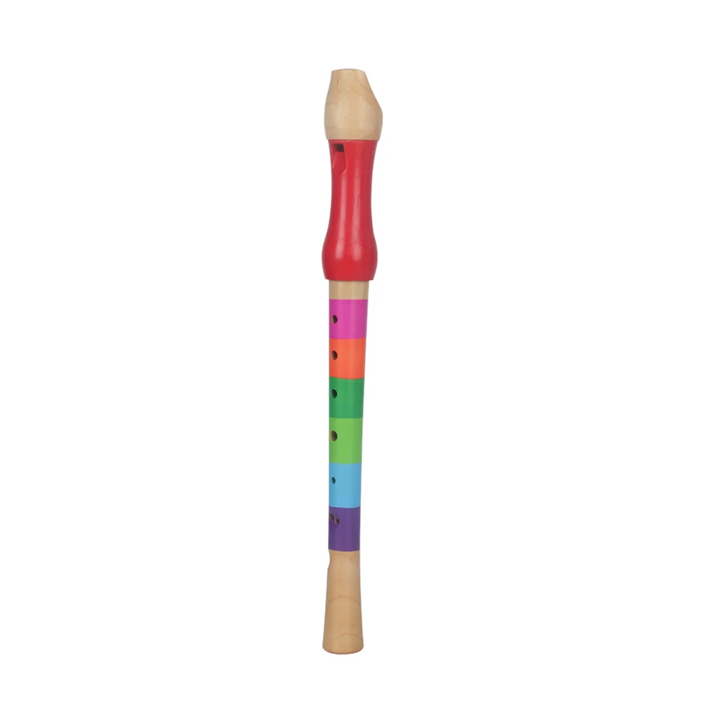 

8 Hole Wooden Flute Clarinet Trumpet Educational Kids Woodwind Musical Instrument Toys Early Education Develop Type