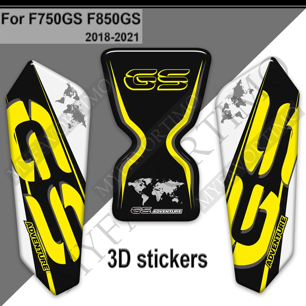 

2020 2021 For BMW F750GS F850GS F 750 850 GS GSA Tank Pad Decal Stickers Knee Protector Adventure Motorcycle 2018 2019