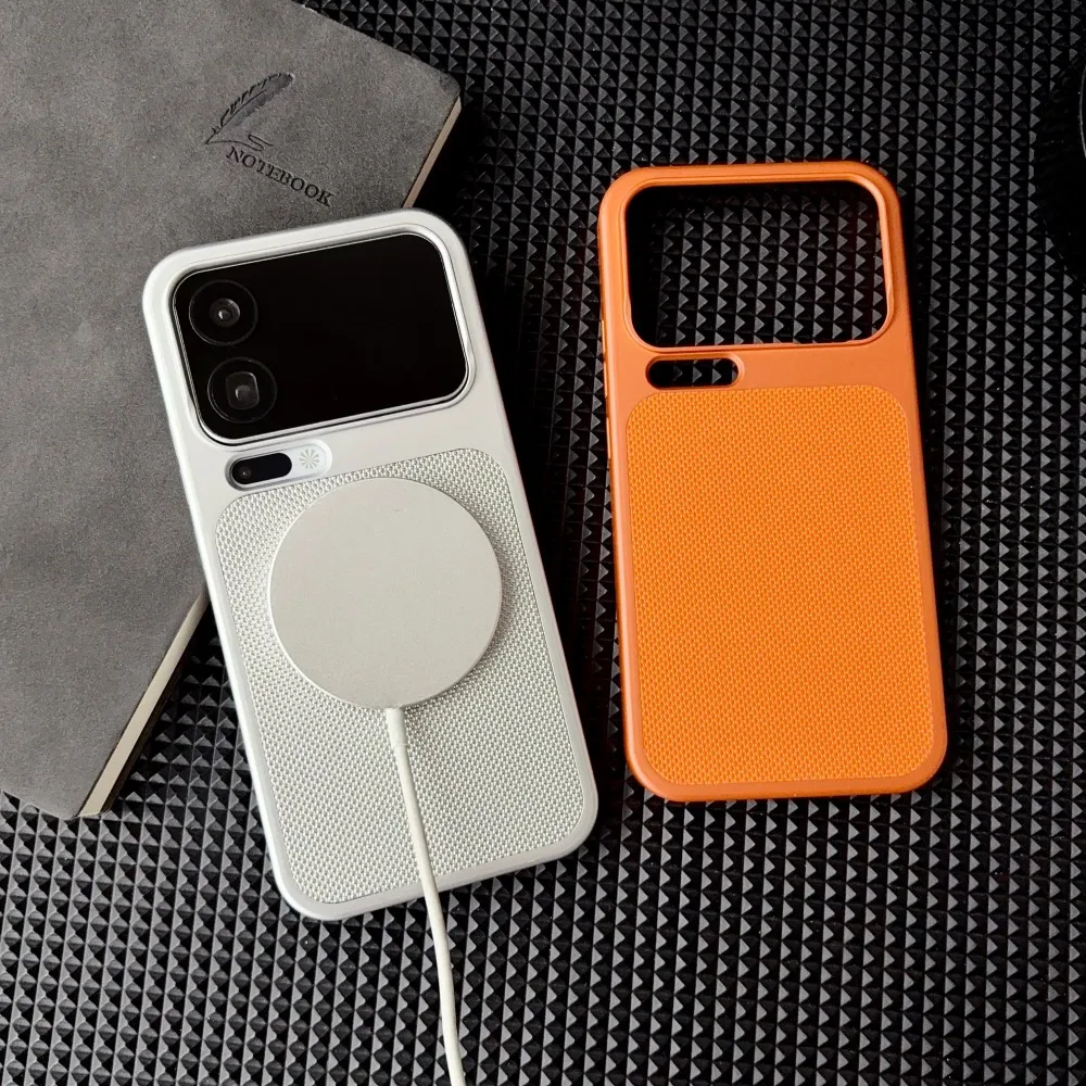 Фото Чехол для Xiaomi Mi 17 Pro Max, жесткий, из PU+PC, матовый, с магнитной беспроводной зарядкой, защитный, для Xiaomi Mi17 17Pro №1
