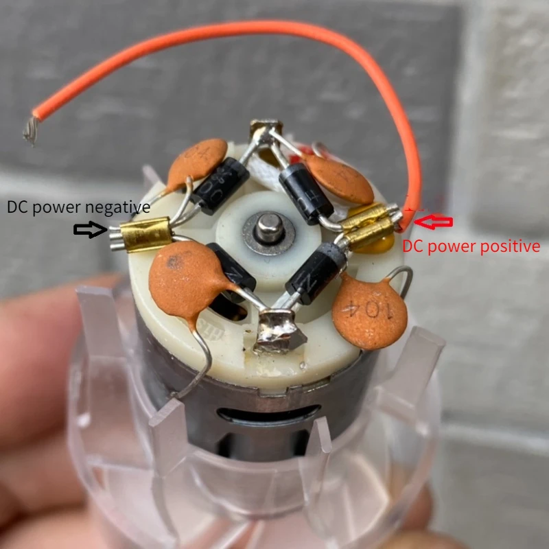 1PC DC12V-36V Hair dryer fan diameter 42mm for hair Large air volume electric suction duct hot blower motor parts |