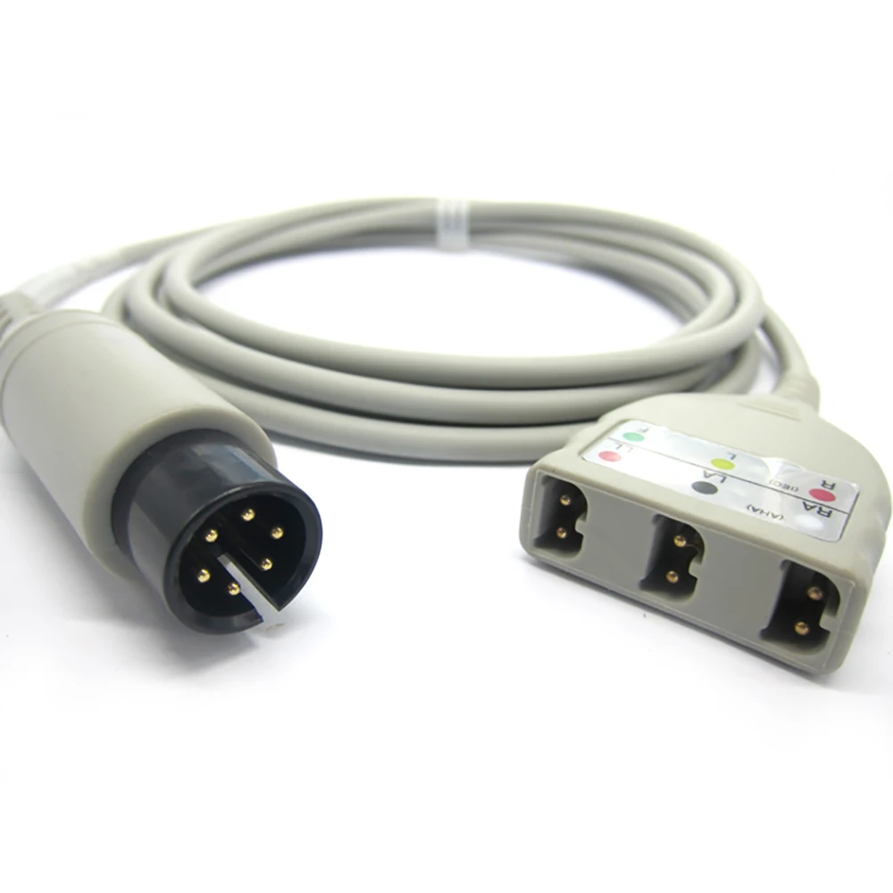 5-контактный кабель для пациента совместимый с min * dr ay MEC1000/2000 PM7000/8000/9000 ECG