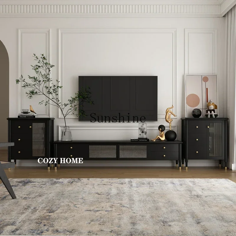 Черный ретро-стеклянный светильник Changhong роскошная скандинавская прикроватная