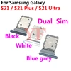 Sim Tray Holder For Samsung Galaxy S21 S21 Plus S21 Ultra Single Dual SIM Card Tray Slot Holder Adapter Socket Repair Parts 1