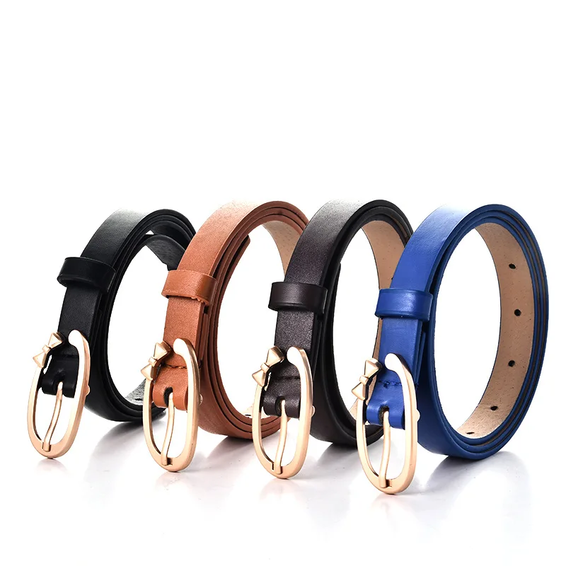 

GOOWAIL 2022 New Fashion Waist Belt Cute Bowknot Alloy Buckle Design Thin Skinny Pants Waistband Versatile Clothes Acessories