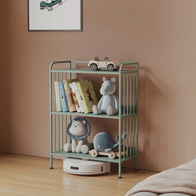 

Metal Bookshelf Unique Design Creative Items Indoor Corner Display Cabinet Minimalist Libreria Scaffale Furniture Living Room