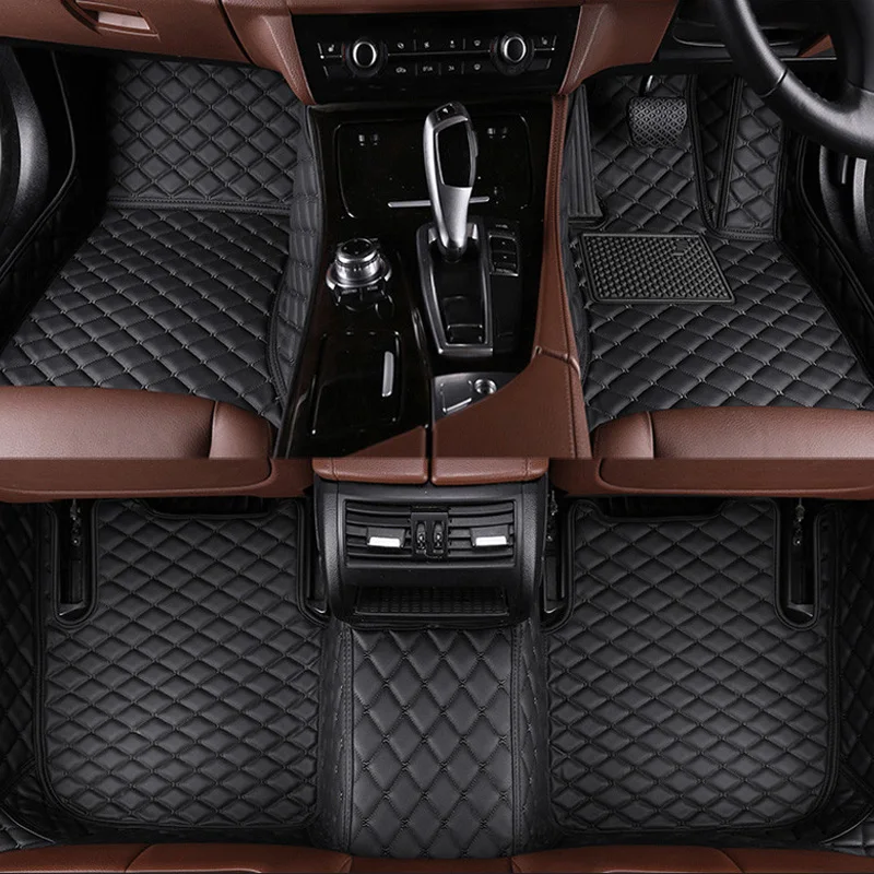Кожаные автомобильные коврики для правого руля Toyota Corolla гибридные подключаемые