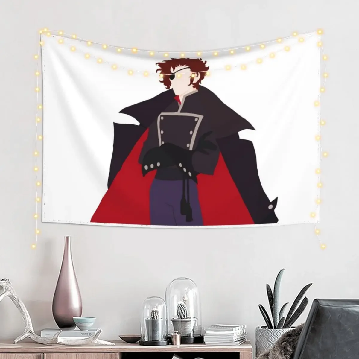 Гобелен Доктор Джулиан Дьярак эстетический декор комнаты японский гобелен