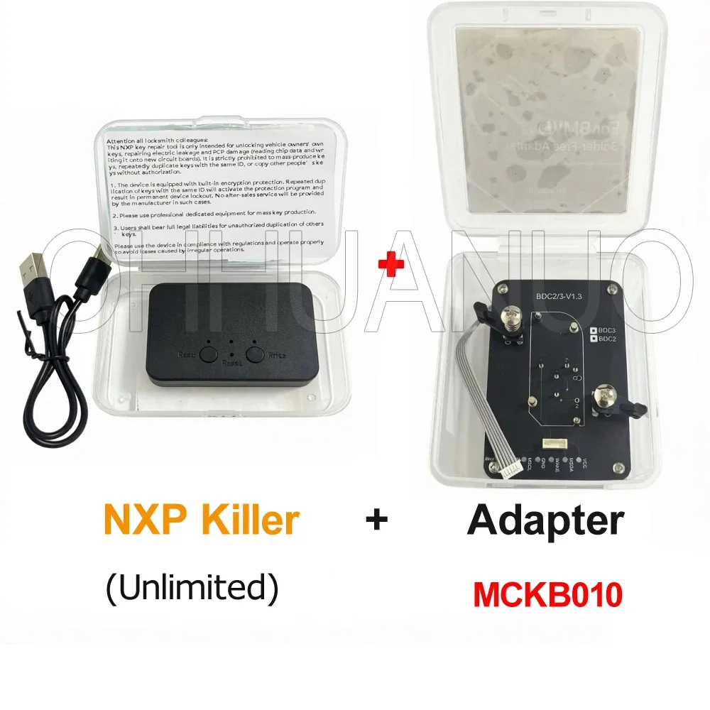 Фото Супермощный инструмент NXP Killer Tool для добавления ключей с чипами NCF29XX с адаптерами для G-MC / C-adillac / C-hevrolet / D-odge / B-uick №5