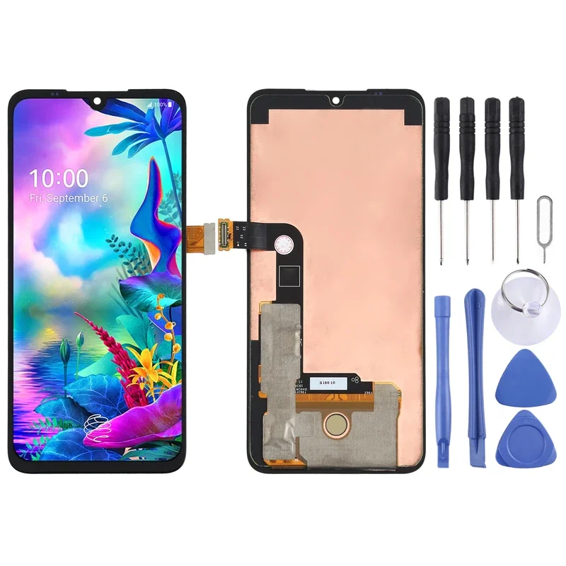 Фото Оригинальный ЖК-экран для LG V50s ThinQ LM-V510N с дигитайзером, полная сборка, ремонт ЖК-экрана телефона, запасная часть №1