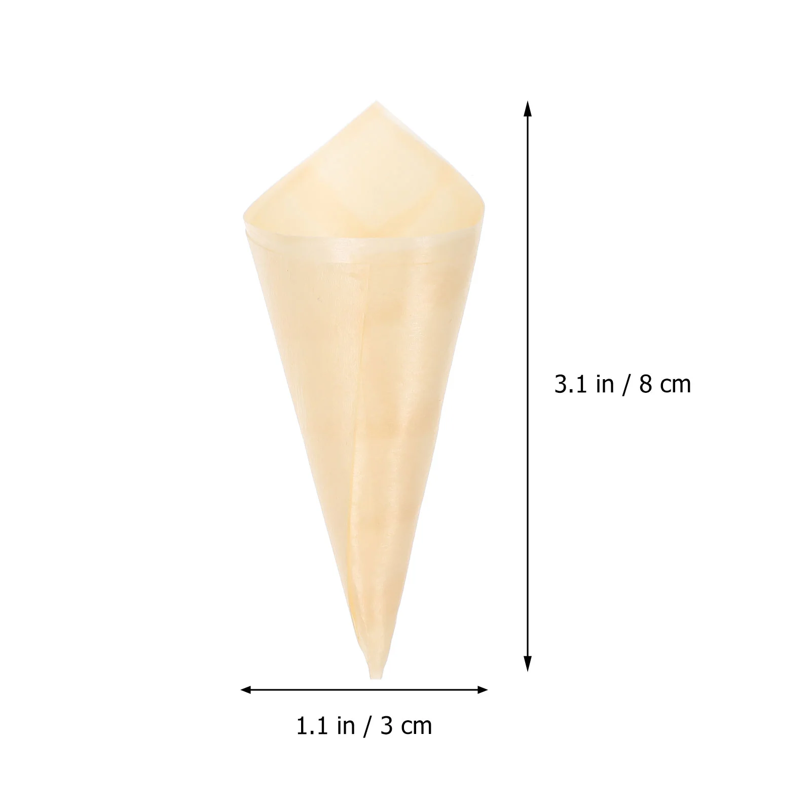 

Cones Conewood Wooden Holder Ice Cream Disposable Charcuterie Candy Box Serving Appetizer French Fries Wedding Tasting