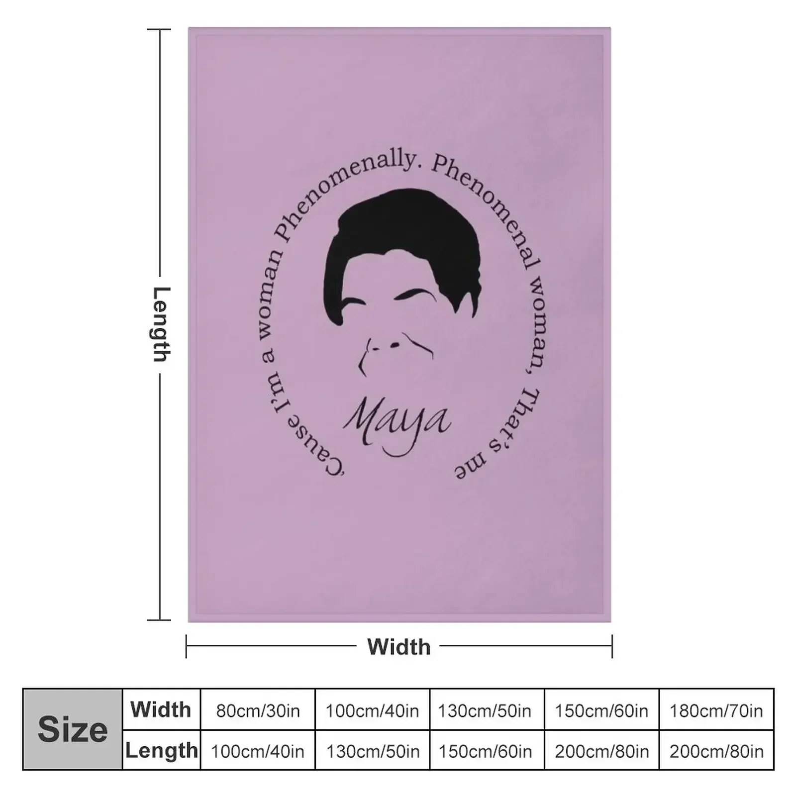 Одеяло с цитатой Maya Angelou декоративные диваны термоодеяла