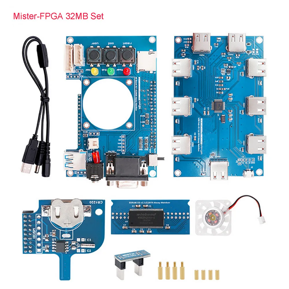 Для mr FPGA 7 USB портов IO Плата для Terasic DE10 Nano ручная сварка | Электроника