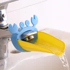 Детский удлинитель смесителя в форме лягушки для ванной комнаты с водосберегающим мультяшным рисунком Детские аксессуары для мытья рук в ванной комнате 1 шт.