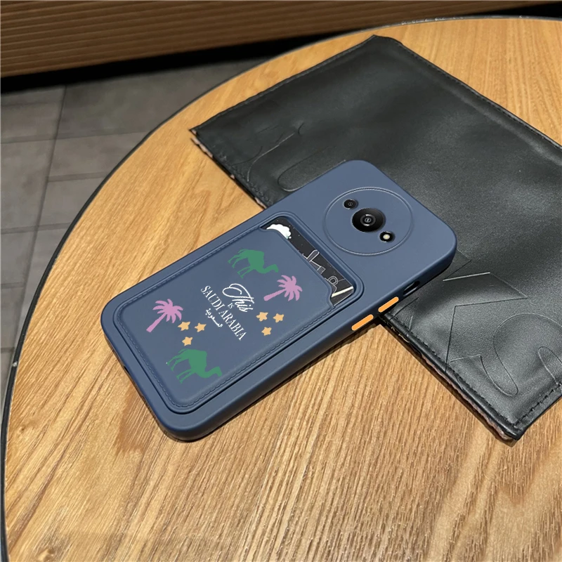 Карманный силиконовый чехол для телефона A 3 Desert Camel Xiaomi Redmi A3 Turbo3 A1 A1Plus 13C 13 12 12C 10 10A