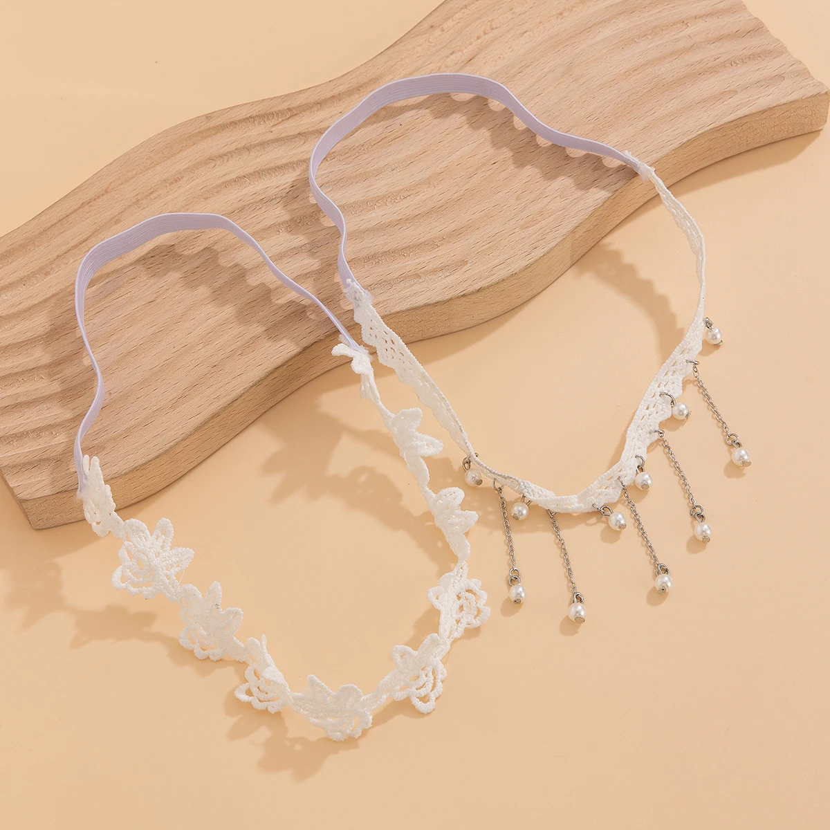 2 шт./комплект женский кружевной браслет с кисточками