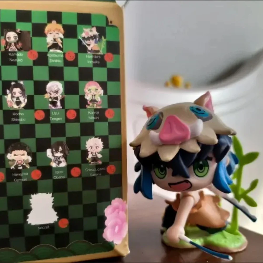 Фигурки Demon Slayer Tanjiro Nezuko Zenitsu Kamado Tanjirou Hashibira Inosuke милые украшения настольный