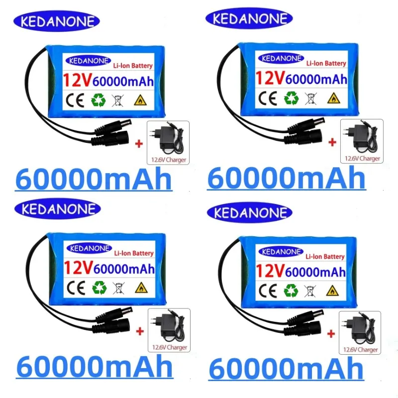 

Moniteur de caméra de surveillance aste, Super 12V, 60000mAh, DC 12,6 V, 30Ah, Original, Nouveau
