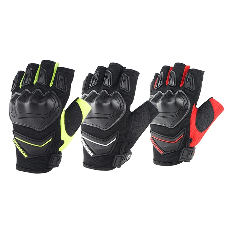 

Anti Slip Shock Breathable Half Finger Gloves Men Women Half Finger Gloves