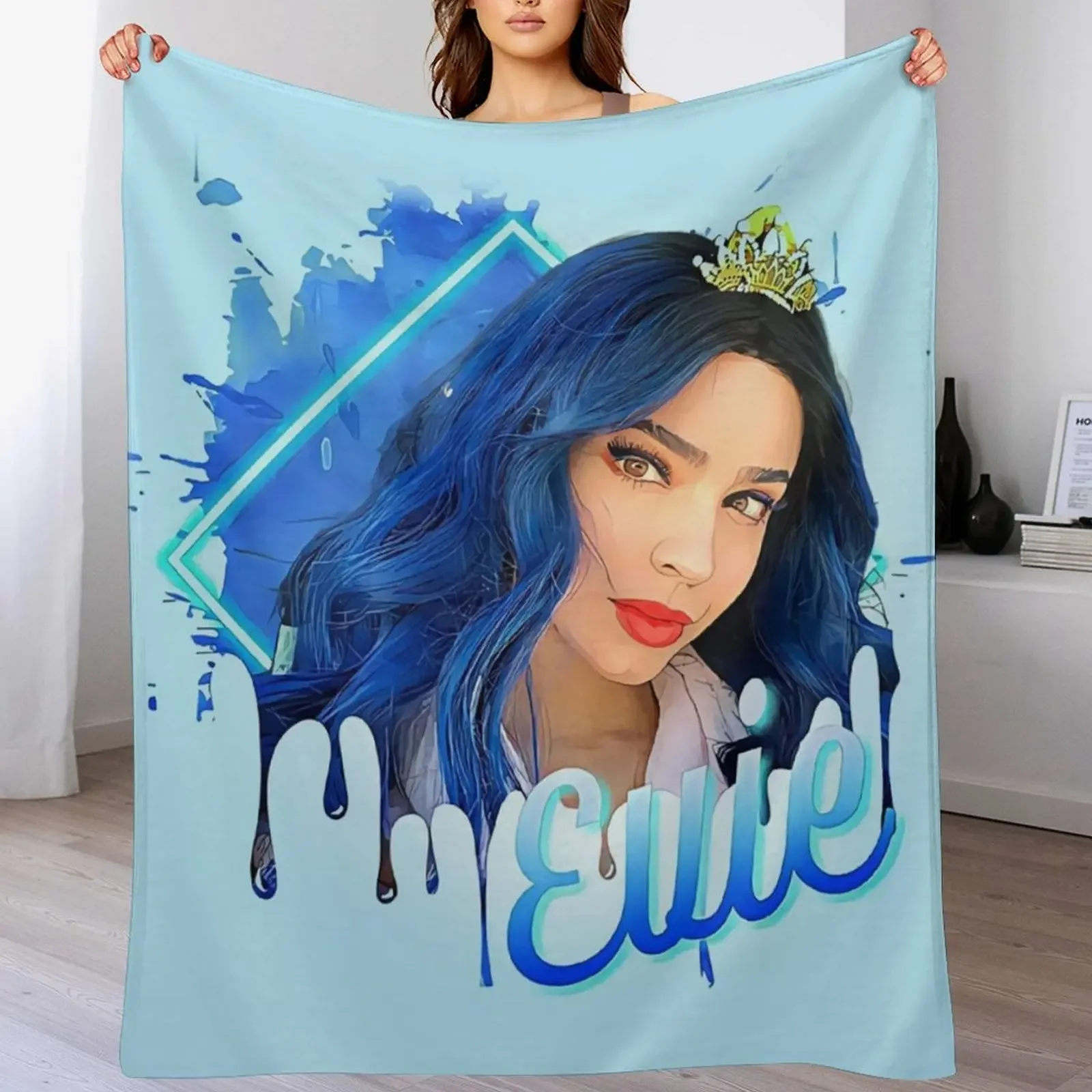 Фото Evie Queen - Пледы Descendants 3, декоративные летние одеяла для дивана №1